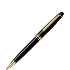 Montblanc Meisterstuck Classique Black Resin Gold Trim 164 Ballpoint Pen
