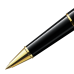 Montblanc Meisterstuck Classique Black Resin Gold Trim 163 Rollerball Pen