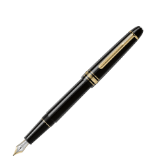 Montblanc Meisterstuck Classique Black Resin Gold Trim 145 Fountain Pen 